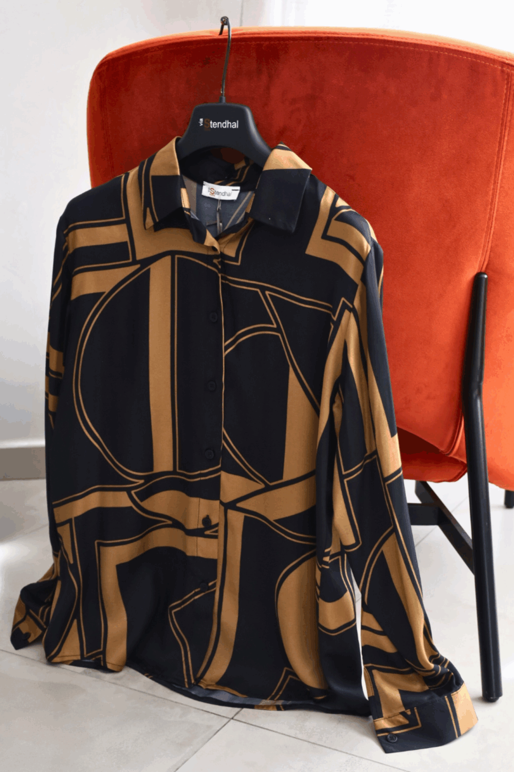 CAMICIA VISCOSA CON FANTASIA