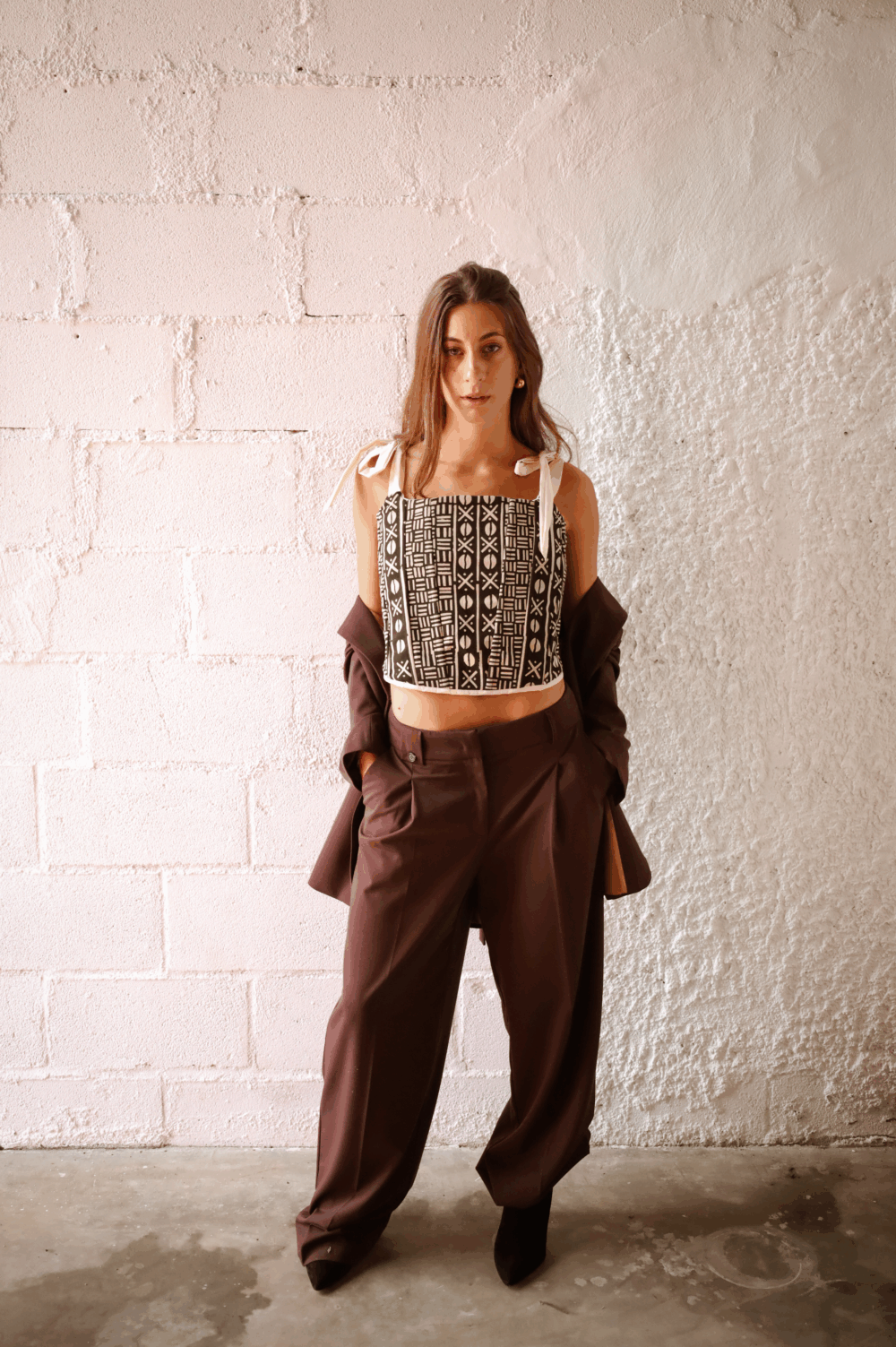 Pantalone sartoriale misto lana – Kartika