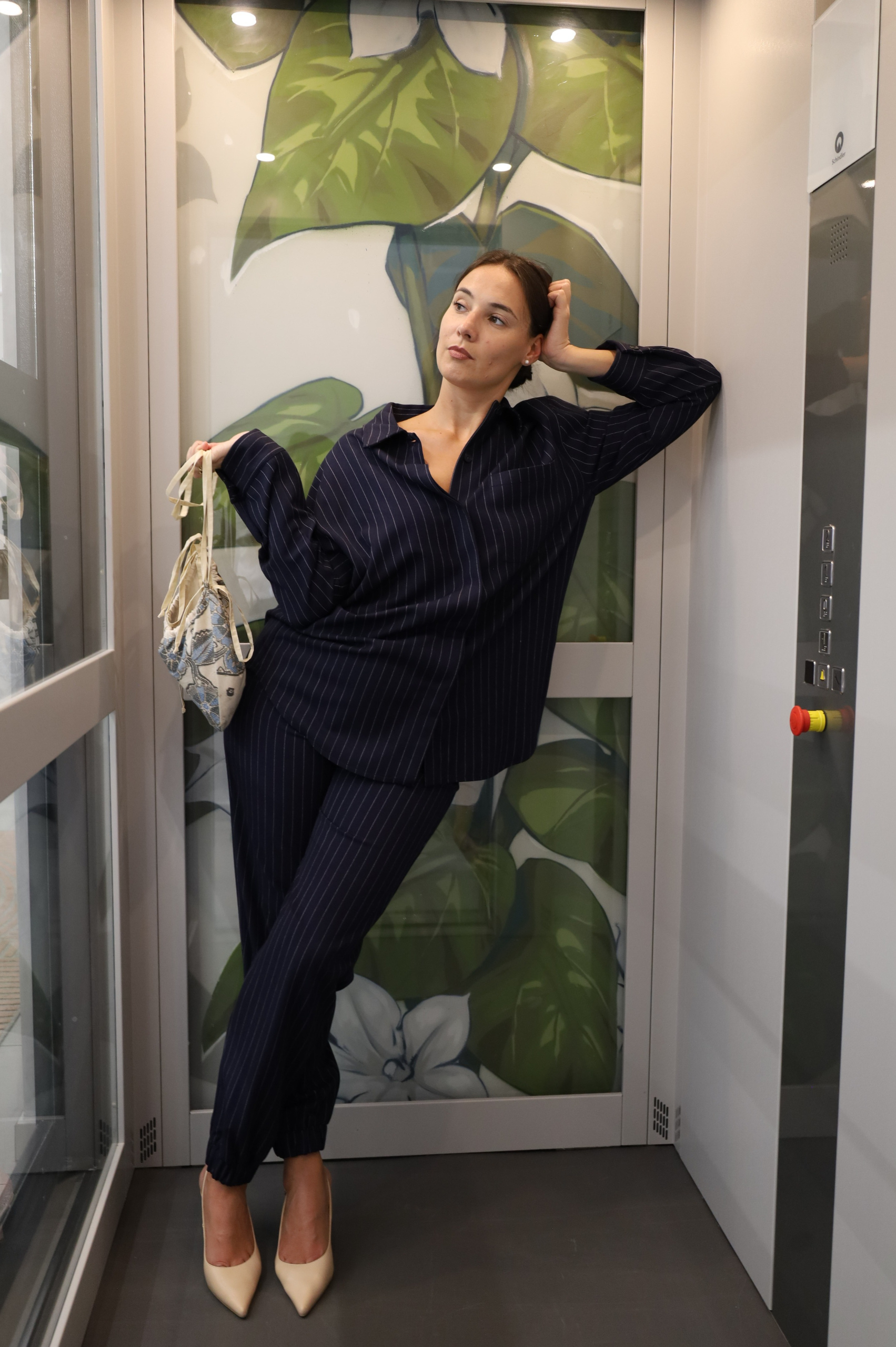 Camicia in flanella gessata