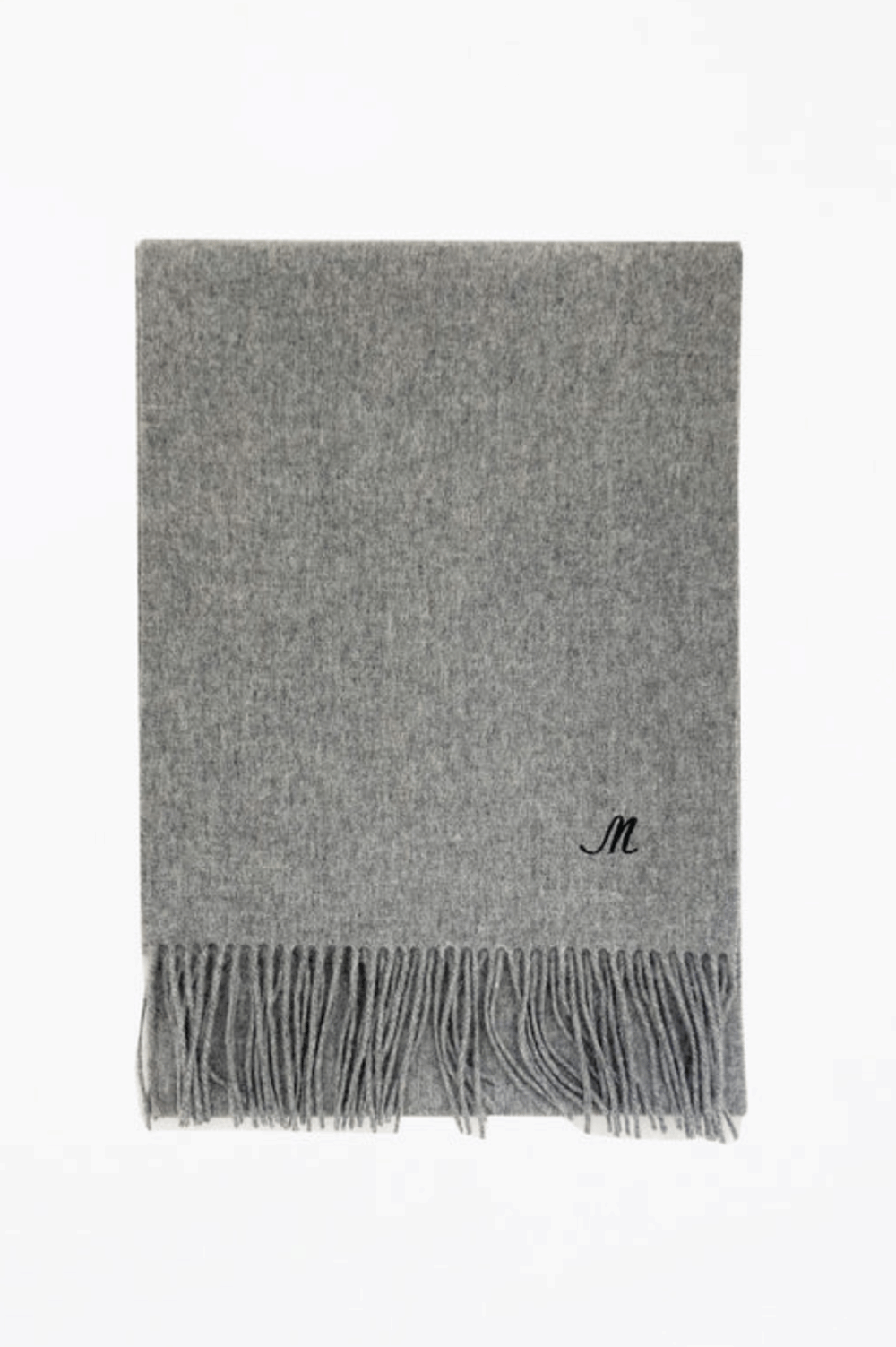Ophelia Cashmere Scarf – Steel