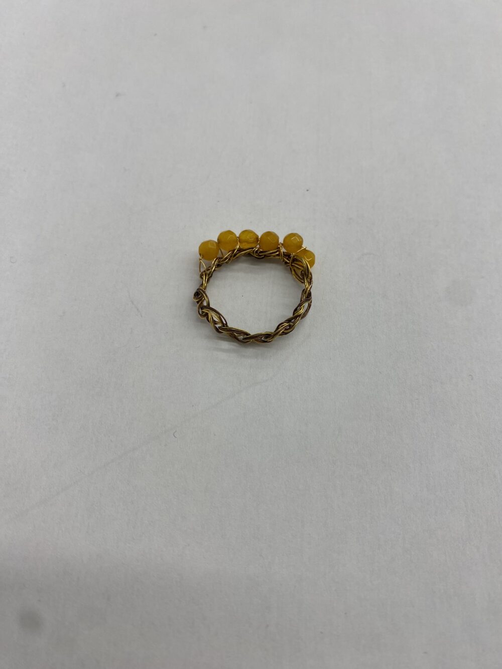 ANELLO PIETRE GIALLO – PATRIZIA FALCONE