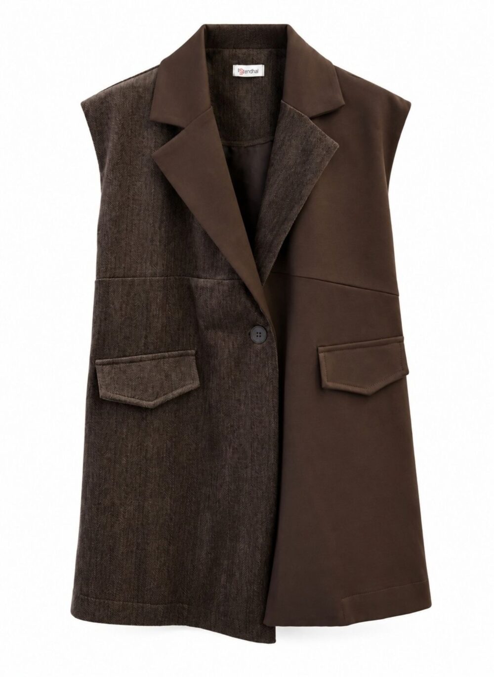Gilet sartoriale marrone – Kartika