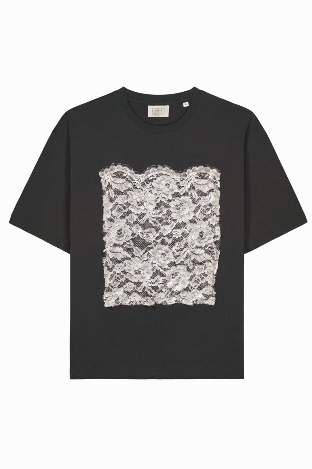 T-shirt Lumiere Pizzo Nera