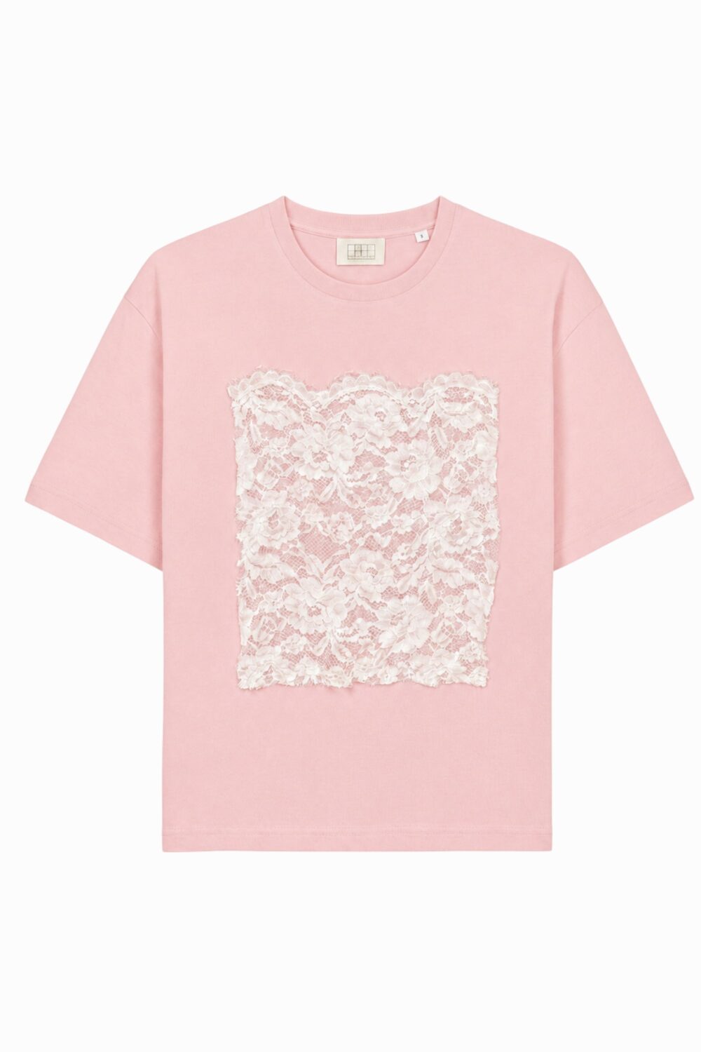 T-shirt Lumiere Pizzo Rosa
